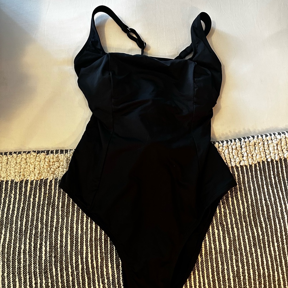 CupShe Black One Piece Swimsuit